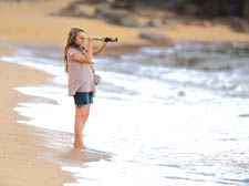 Abigail Breslin waits to be rescued in Nim's Island