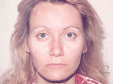 Clea&rsquo;s police mugshot &ndash; she weighed just 80lbs at the height of her addiction 